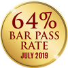 64% Bar pass rate 2019