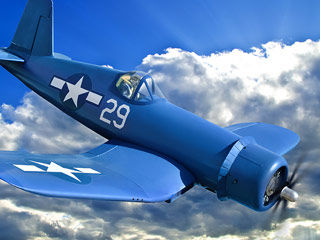 photo: WWII fighter plane